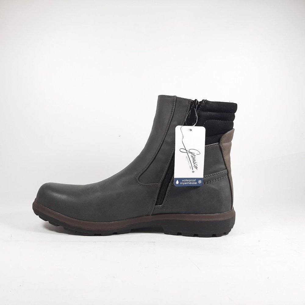 Grenico Dark Grey Water Proof Winter Boots for Men - Picture 2 of 7